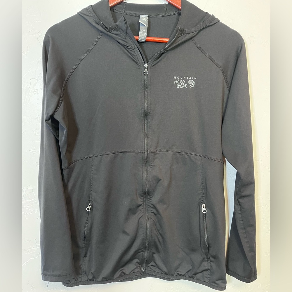 Mountain Hardwear Black Full-Zip Hoodie